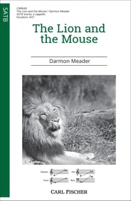The Lion and the Mouse SATB choral sheet music cover Thumbnail
